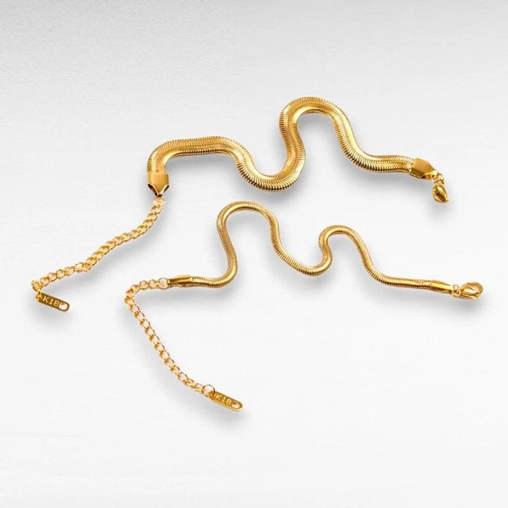 muun studios Selia Snake Armbånd - 18K Guldbelagt Bracelet 18K Gold Plated