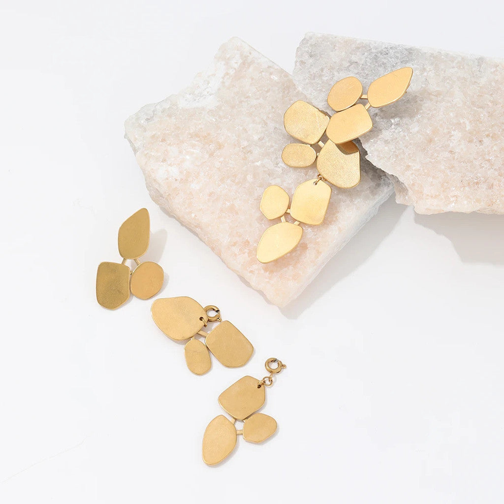 muun studios Selma Justerbar Øreringe - 18K Guldbelagt Earring