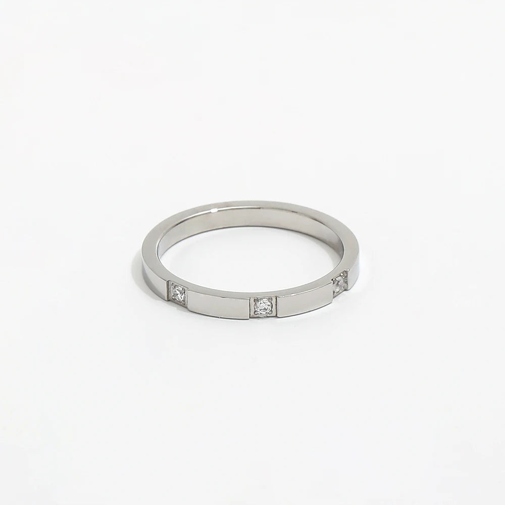 Zirkon Ring 18k Guldbelagt