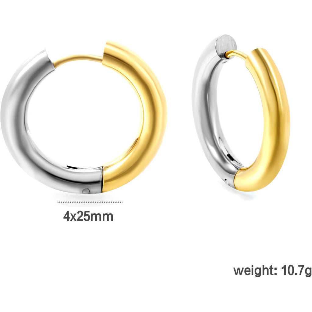 muun studios Asta 2 Twisted Earrings - 18K Gold Plated Earring
