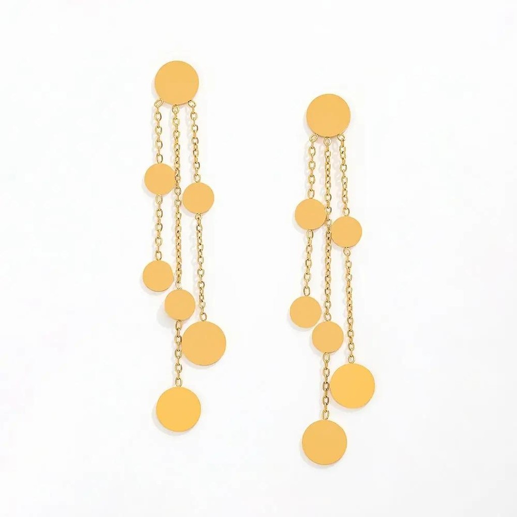 muun studios Cami Drop Øreringe - 18K Guldbelagt Earring 18K Gold Plated