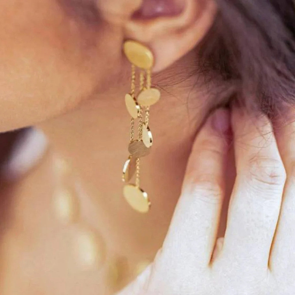 muun studios Cami Drop Øreringe - 18K Guldbelagt Earring