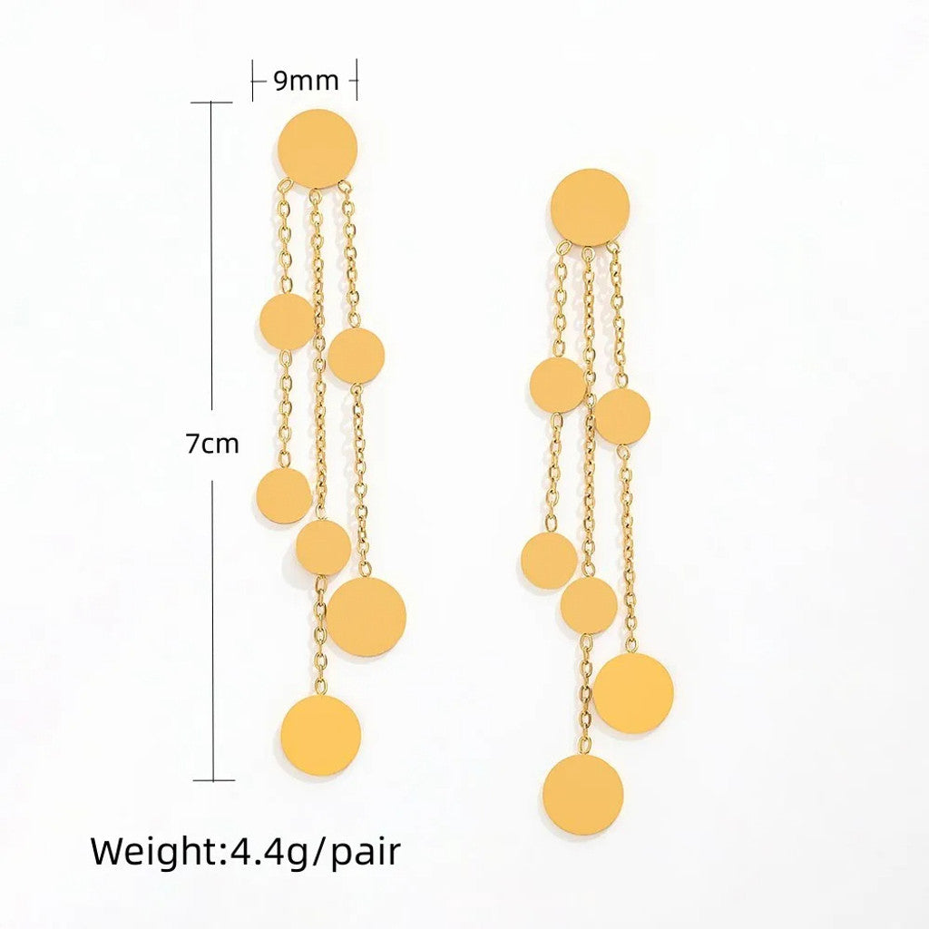 muun studios Cami Drop Øreringe - 18K Guldbelagt Earring
