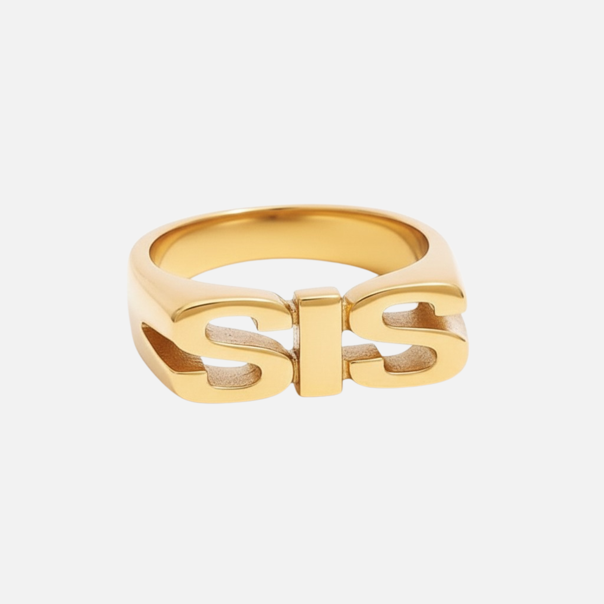 SIS Ring - 18K Guldbelagt