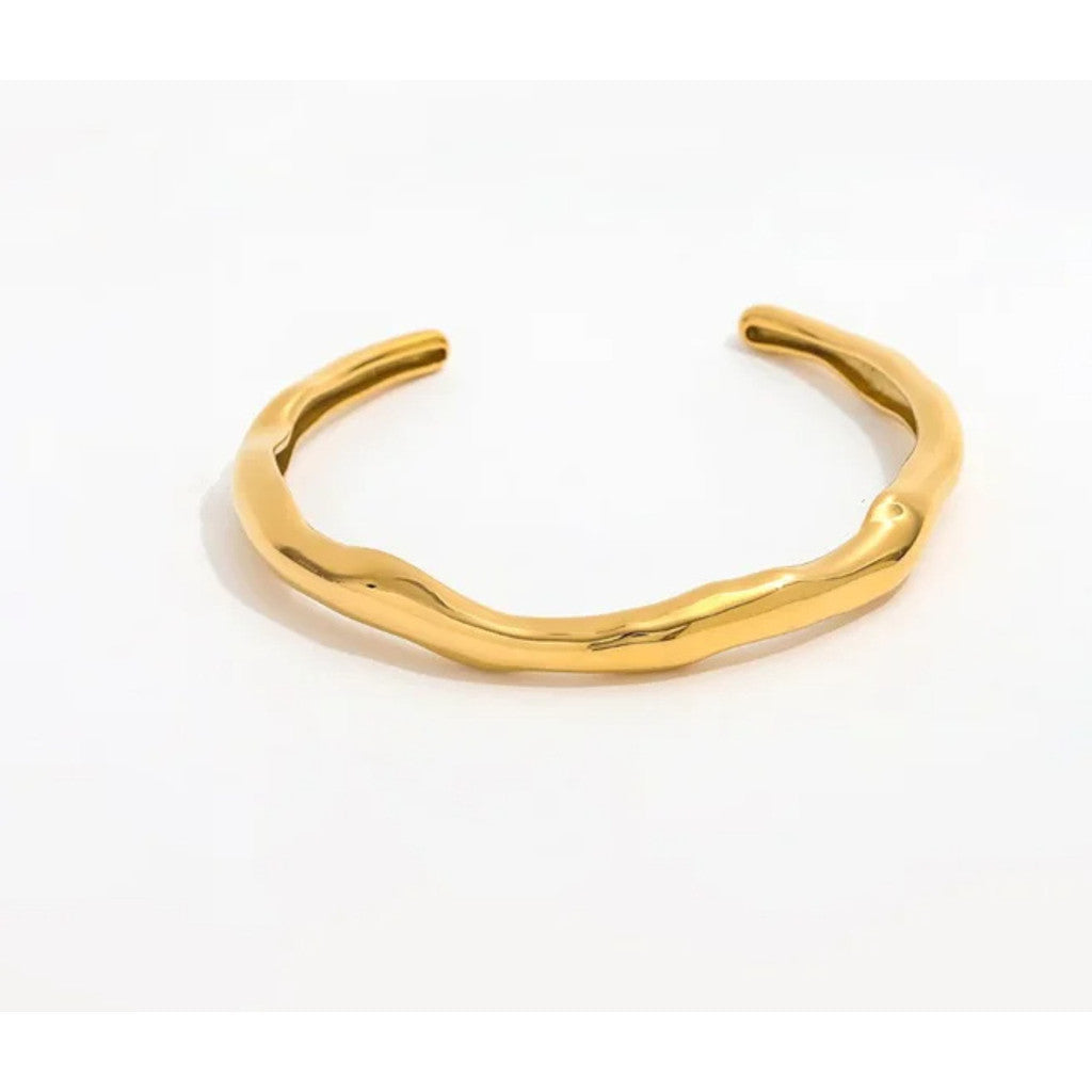 muun studios Dream Cuff Armbånd - Stor - 18K Guldbelagt Bracelet 18K Gold Plated
