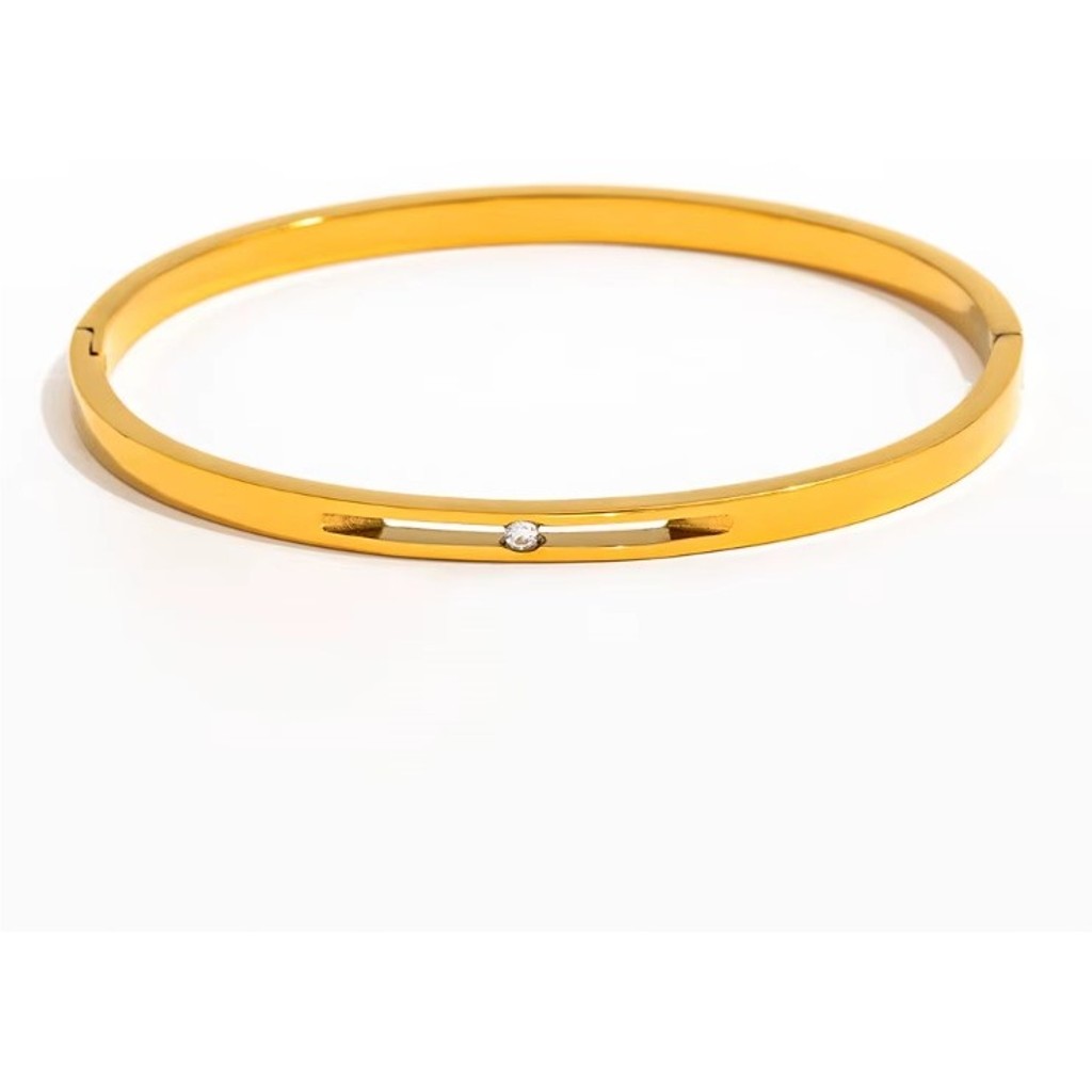 muun studios Jasmin 2 center zircon 18k Bracelet