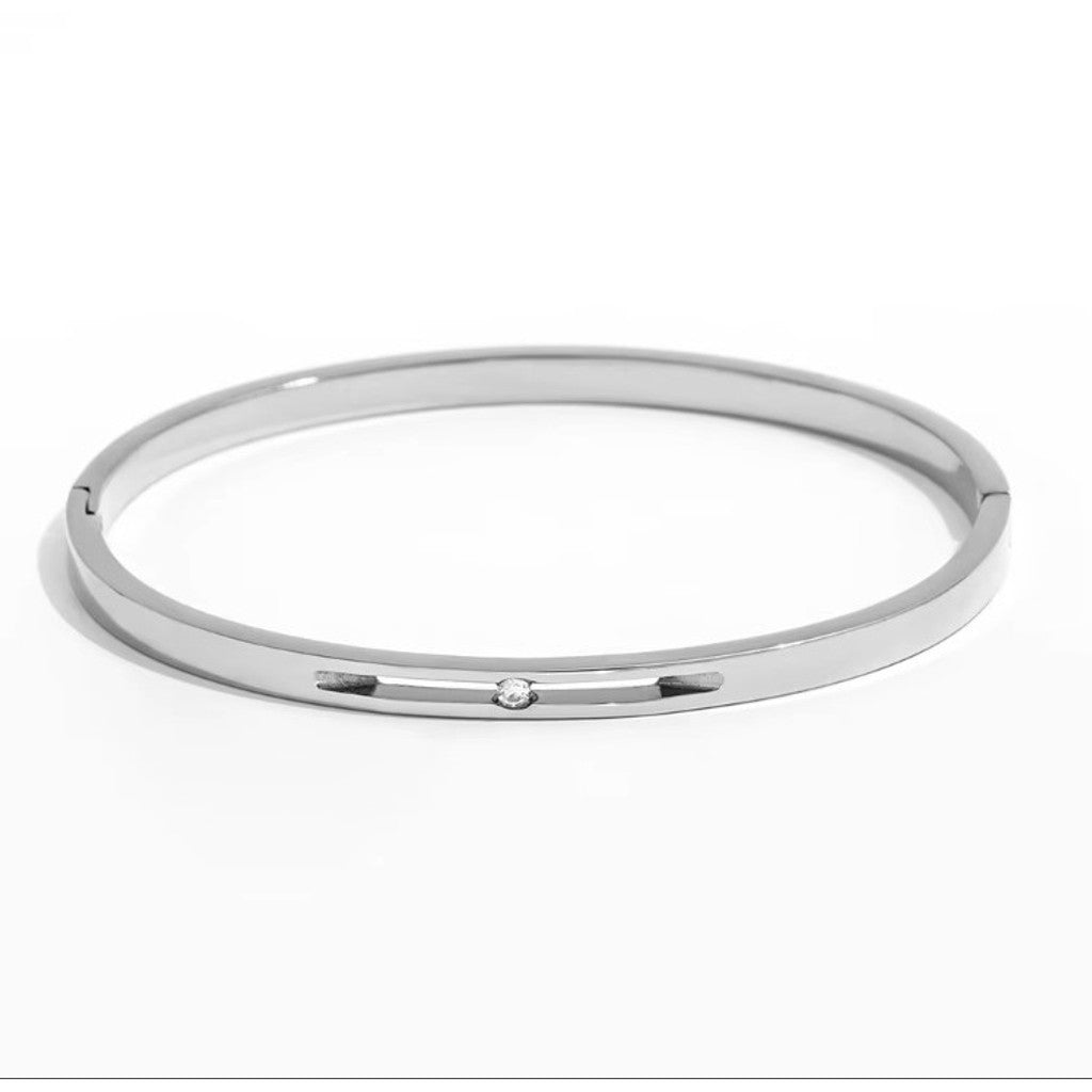muun studios Jasmin 2 center zircon stainless Bracelet