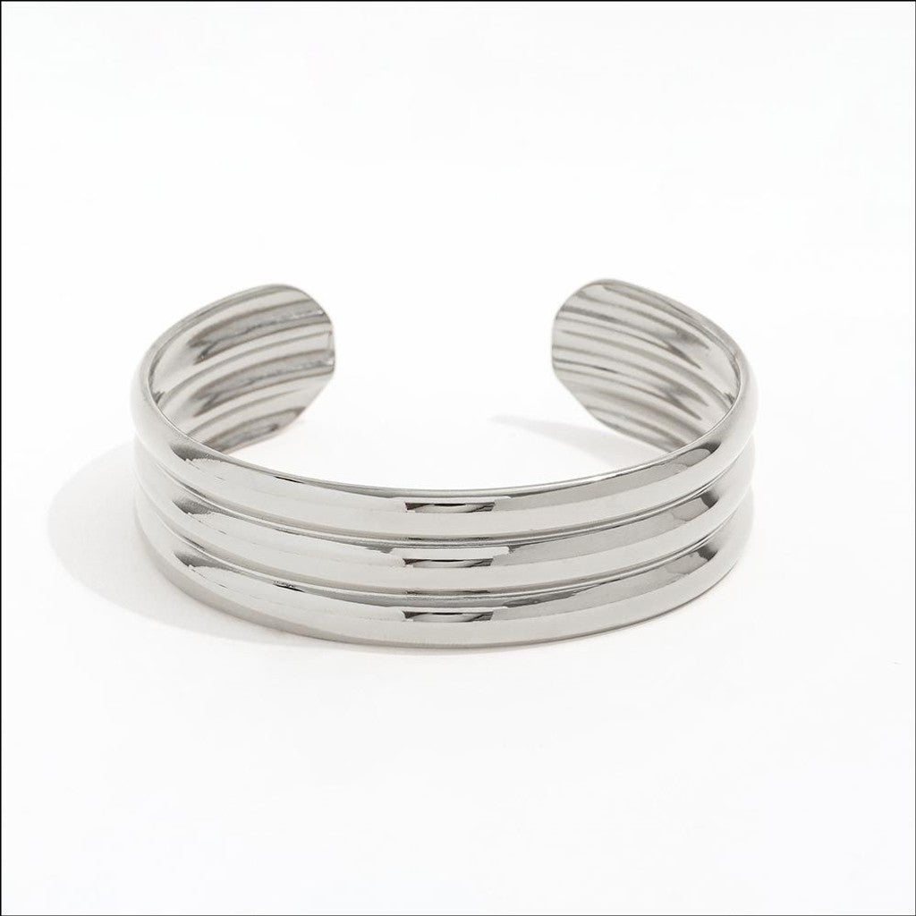 muun studios Liora - Bangle - stainless Bracelet Stainless Steel