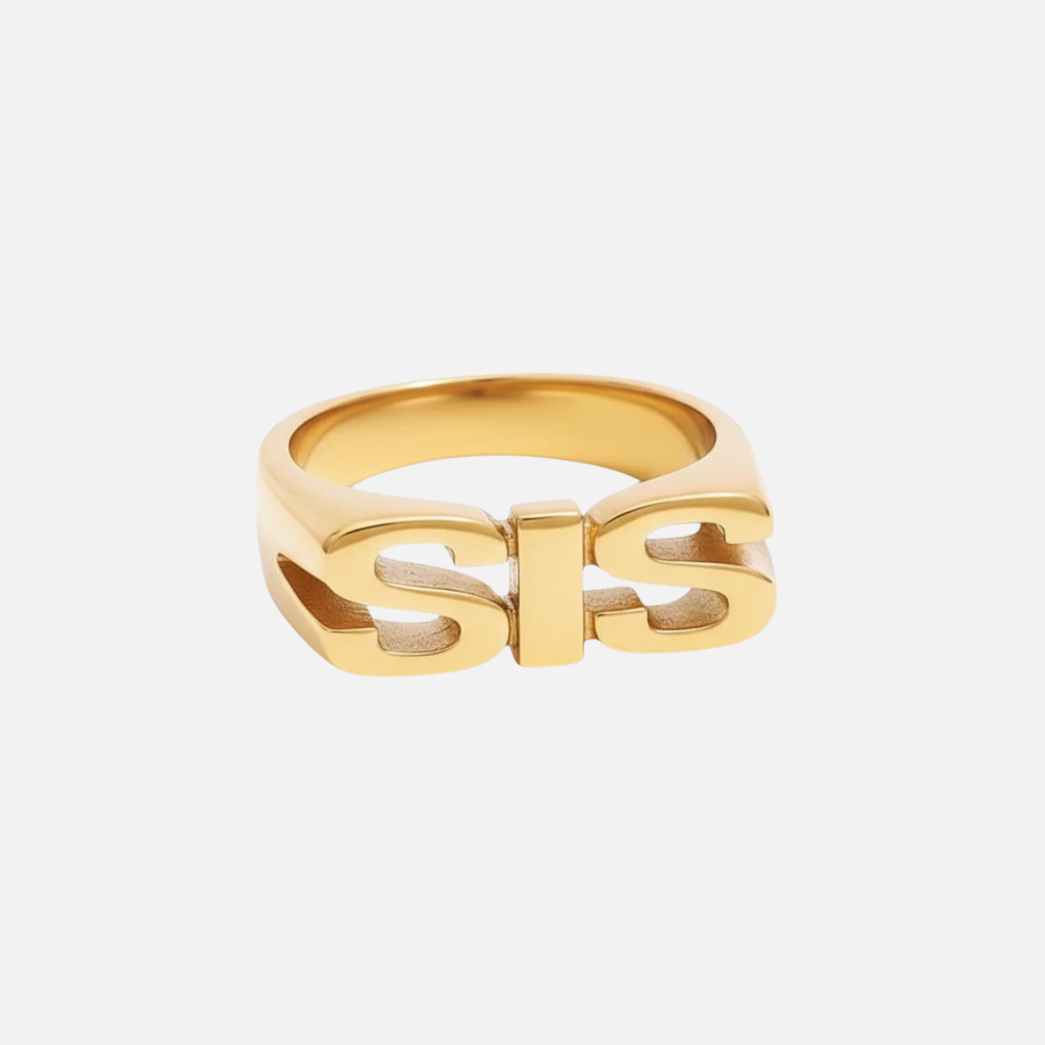 SIS Ring - 18K Guldbelagt