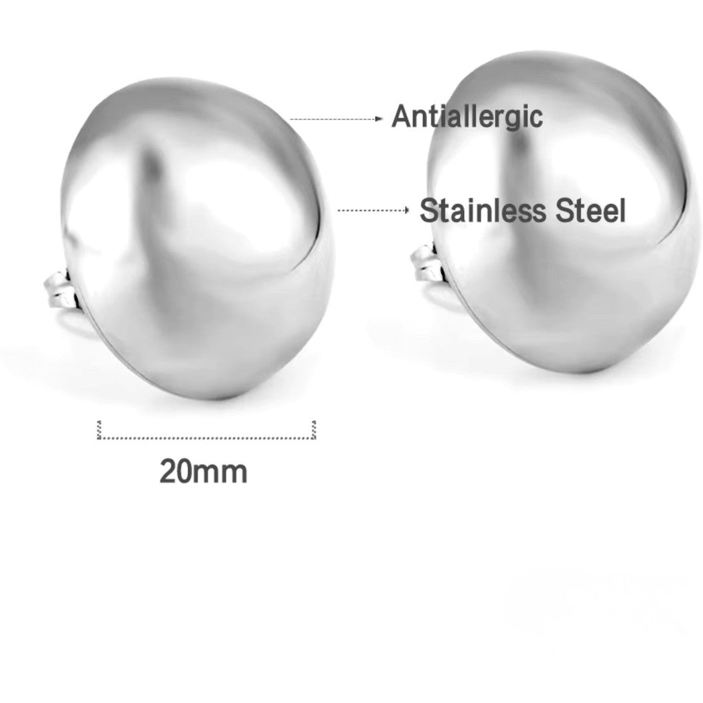 muun studios Sia bold Earrings - Large - Stainless Steel Earring