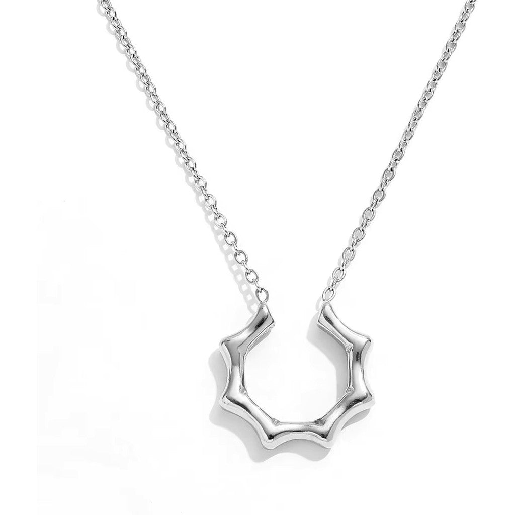 muun studios Spiked Sun Necklace 18K Necklace