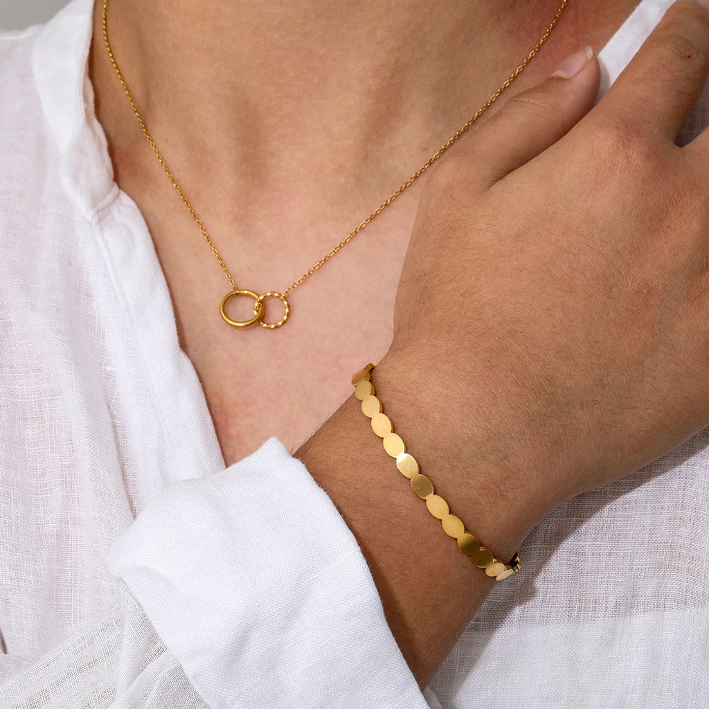 muun studios Zelia Cuff Armbånd - 18K Guldbelagt Bracelet